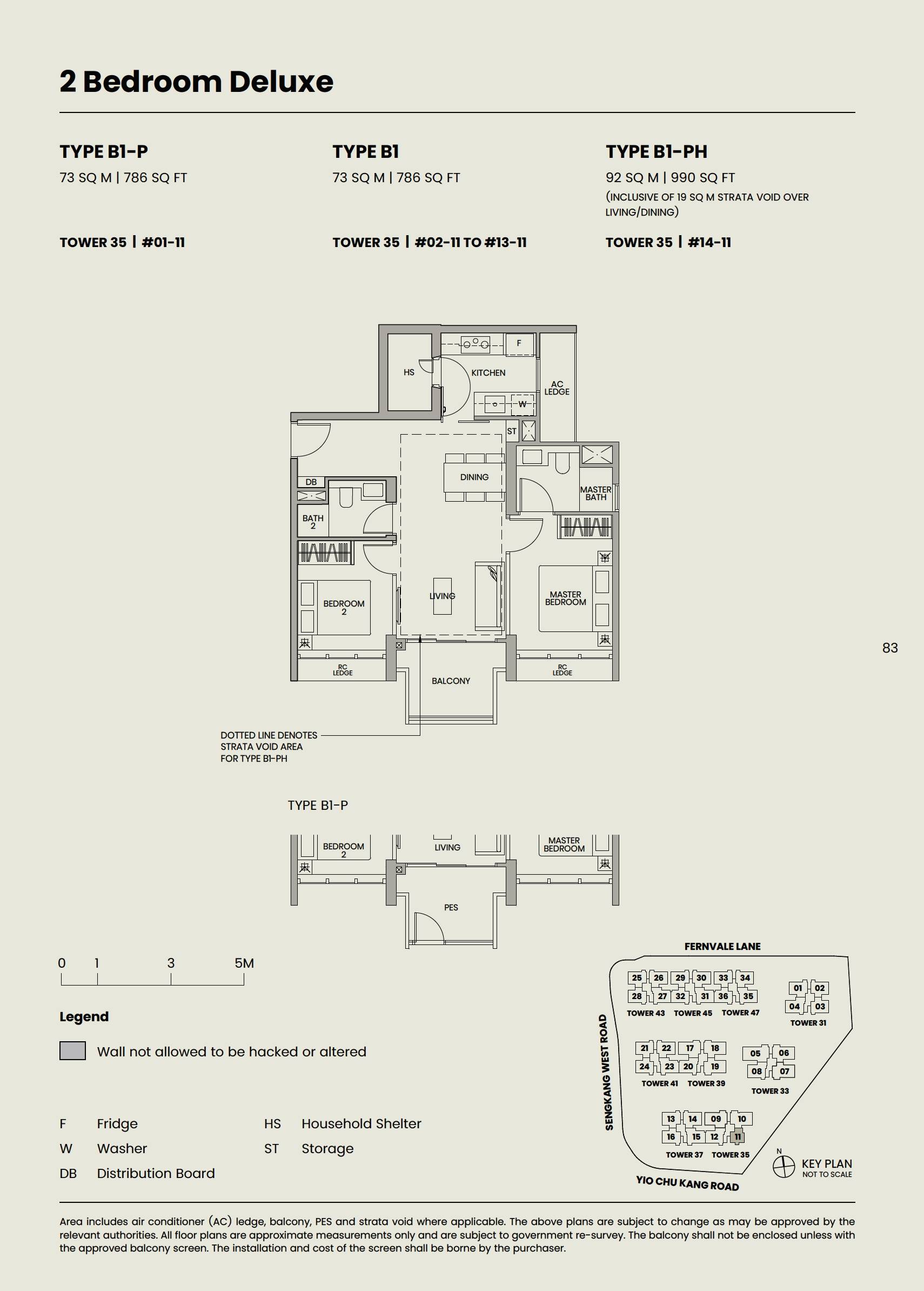 Parc Greenwich 1 Bedroom Floor Plan 1